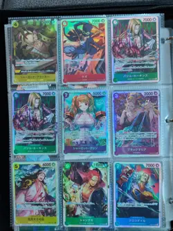 One Piece Sammelkarten Super Secret Rare Trading Cards Lot 112 Karten Holos - Image 2