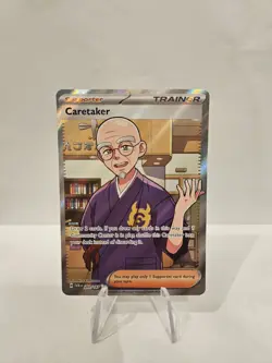Caretaker 203/167 Twilight Masquerade Full Art Trainer Pokemon Card Mint - Image 1