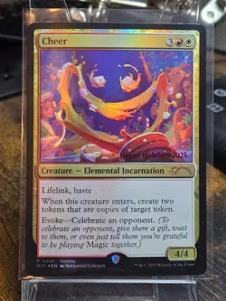 MTG Cheer Happy Holidays 2025 & Duel Masters Holy Party Night Promos + Card - Image 2