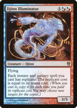 Djinn Illuminatus [Duel Decks: Izzet vs. Golgari] Magic MTG - Image 1