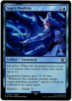 Sage's Nouliths (Foil) - 0070 - Final Fantasy - MTG - NM/M - Image 1