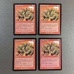 Set of x4, MTG Mogg Salvage Nemesis Regular Magic The Gathering - Image 1
