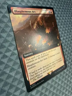 MTG Blasphemous Act #1063 Surge Foil Extended Art Rare UB: Doctor Who (WHO) - Image 2