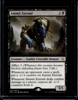 x1 Ammit Eternal R MTG Hour of Devastation M/NM, English - Image 1