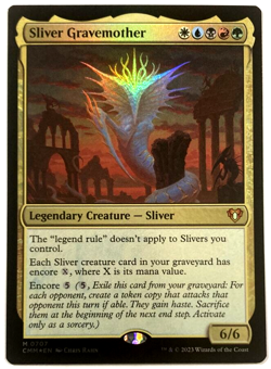 MTG Sliver Gravemother *FOIL* Commander Masters 0707 NM Mythic - Image 1