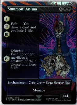 Summon: Anima - Borderless Foil (FIN) #0364 Magic The Gathering - Image 1