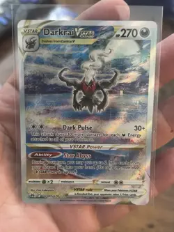 Pokemon TCG Darkrai VSTAR GG50/GG70 Crown Zenith: Galarian Gallery Holo Card - Image 1