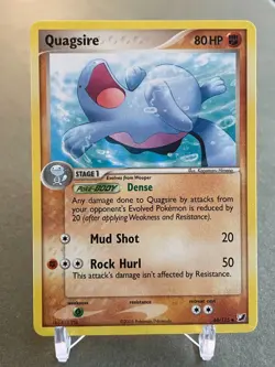 Pokemon Quagsire 44/115 ex Unseen Forces NM - Image 1