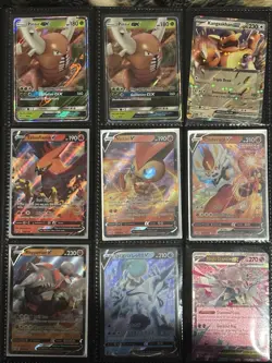 Pokemon Card Binder Collection VMAX TAG TEAM Full Art Ultra Rare Lot EN JP 100ct - Image 2