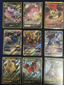 Pokemon Card Binder Collection VMAX TAG TEAM Full Art Ultra Rare Lot EN JP 100ct - Image 3