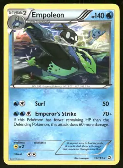 Pokemon Tcg Empoleon #35 Pokemon Legendary Treasures LP - Image 1