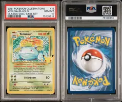 PSA 10 Venusaur Holo 2021 Pokemon Celebrations Classic Collection - Image 3