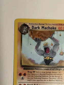 2000 Pokemon DARK MACHOKE LOT 2 RARE Diamond 1st Edition 40/82 - Image 4