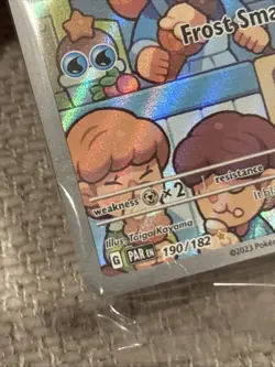 Vanillish 190/182 Pokemon SV04: Paradox Rift (Holiday Calendar Stamp) sealed - Image 3
