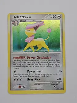 2009 Pokemon TCG Platinum Delcatty Lv.53 HP90 Holo Rare 4/127 LP - Image 1