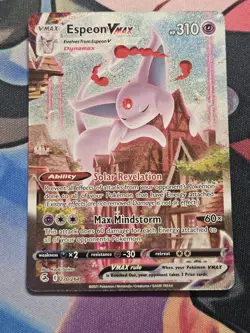 Pokemon Espeon VMAX Fusion Strike Secret Rare Full Art Alt Art 270/264 NM - Image 1