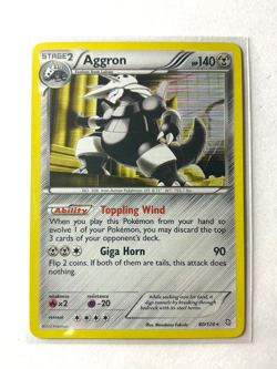Aggron #80 HoloRare Pokemon Dragons Exalted NM - Image 1