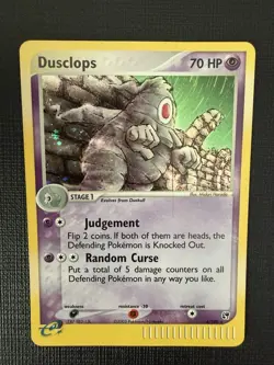 Pokemon TCG Dusclops #4/100 EX Sandstorm Holo 2003 English E-Reader - Image 1