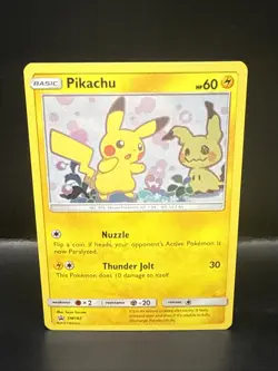 Pokemon Pikachu SM162 SM Holo A - Image 1