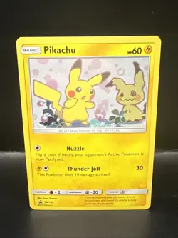 Pokemon Pikachu SM162 SM Holo A - Image 2