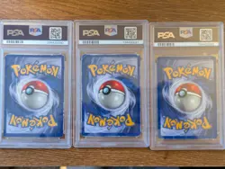 3X 1999 Pokemon Base PSA 1 Charizard 4 Blastoise 2 Venusaur 15 Holo Sequential - Image 2