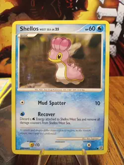 2007 Pokemon Secret Wonders Shellos West Sea #107 - Image 1