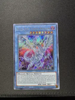 YUGIOH! Blue-Eyes Chaos Dragon LDS2-EN017 Secret Rare 1st Edition NM - Image 4
