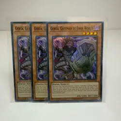 Yugioh Genta, Gateman of Dark World SR13-EN002 1st Super Rare - NM 💎 - Image 1