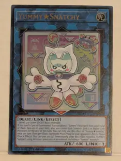 JUSH-EN022 Yummy☆Snatchy Ultra Rare 1st Ed YuGiOh - Image 1