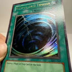 Magic Ruler #MRL-047 Mystical Space Typhoon Ultra Rare - DMG - Image 2