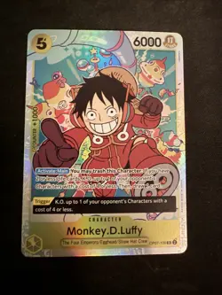 One Piece CCG Monkey.D.Luffy OP07-109 SR 500 Years in the Future NM Condition - Image 1