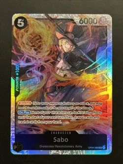 One Piece TCG Premium Booster - The Best Vol. 2 - PRB-02: Sabo OP04-083 - SR NM - Image 1