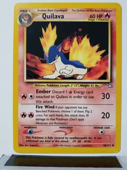 Quilava 46/111 - NM - Neo Genesis Pokemon Card - $2 Flat Shipping - Image 1