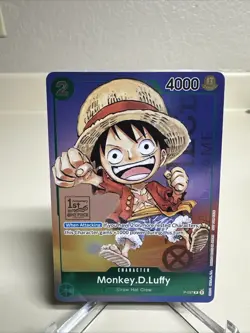 Monkey.D.Luffy 1st Anniversary Tournament P-037 One Piece Promotion Cards Foil - Image 1