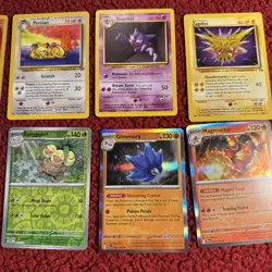 Pokemon Card Lot 2025, 1995 Persian Magmortar Kadabra Valereon 10 Cards In Pic - Image 3