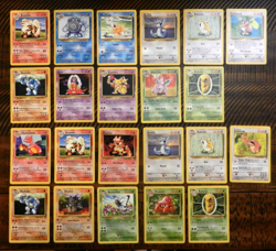 👾 VINTAGE POKEMON BASE SET + BASE SET 2 | Lot of 22 Uncommon 🔷 Cards | 11 + 11 - Image 1