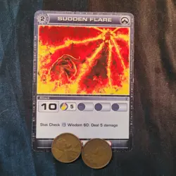 CHAOTIC CARD Sudden Flare Attack Alliances Unraveled 113/200 Chaotic TCG - Image 1