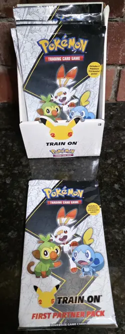 Pokemon First Partner Pack (GALAR Region) 3 Jumbo Cards & 2 TCG Booster Packs - Image 1