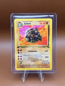 Pokemon TCG Golem Fossil, 1st Edition Uncommon Card 36/62 - Image 1