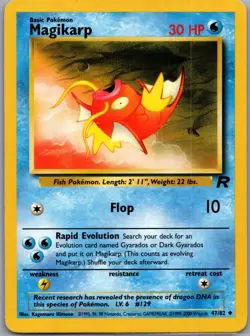 Magikarp 47/82 Non Holo Team Rocket - Pokemon Card - NM - Image 1