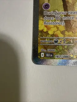 Pokemon TCG Meloetta Ex SIR 167/086 Black Bolt Near Mint Raw Card - Image 2
