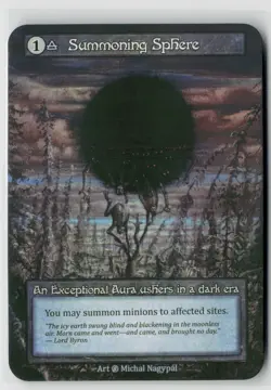 Sorcery Contested Realm Beta Summoning Sphere x3 NM Exceptional - Image 1