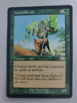 MTG Gaea's Herald Planeshift Regular Rare LP - Image 1
