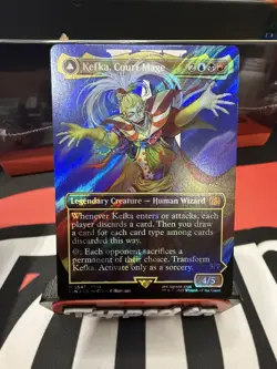 Kefka, Court Mage (0543) (Borderless) (Surge Foil) 543 M FINAL FANTASY MTG MAGIC - Image 1