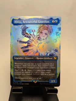 MTG Rikku, Resourceful Guardian CHOCOBO TRACK FOIL - x1 - NM - Final Fantasy - Image 1
