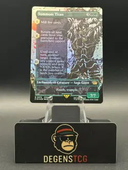 Summon: Titan (Borderless) Final Fantasy Foil 0373 - Image 1