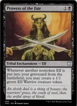 Prowess of the Fair U Commander: Kaldheim 53 - LP - Image 1