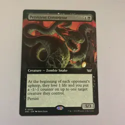 Persistent Constrictor (Extended Art) Commander: Duskmourn: House of Horror - Image 1