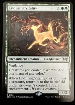 Enduring Vitality DSK Duskmourn MTG 176 RARE M/NM - Image 1