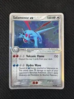 Salamence ex 2007 Pokemon EX Power Keepers Holo #96 NM- SWIRL 🌀 - Image 1